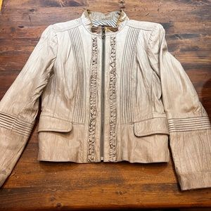 Danier Leather Jacket - Cream